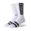 Stance OG Crew Socks In White 1 Stance OG Crew Socks In White -Stance stance og crew socks white m556d17ogg wht b 2ldccd6hjfxe5jj3