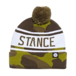 Stance OG Pom Bobble Hat In Camo