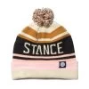 Stance OG Pom Bobble Hat In Off White -Stance stance og pom bobble hat off white a262d21og ofw b le5qr87jcxb3bu75