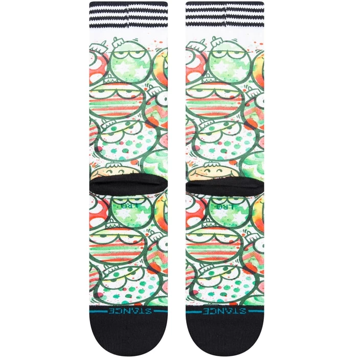 Stance Ornament Kevin Lyons Christmas Crew Socks In White 5 Stance Ornament Kevin Lyons Christmas Crew Socks In White - Image 3