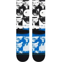 Stance Phone Home E.T. Crew Socks In Black -Stance stance phone home crew socks black a555c22pho blk b2 fdiuhjkynl4usr3e