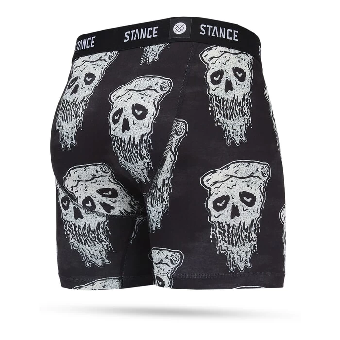 Stance Pizza Face Boxer Briefs In Black White 4 Stance Pizza Face Boxer Briefs In Black White - Image 2