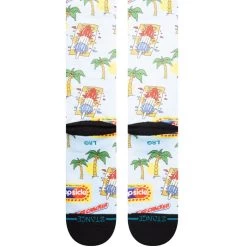Stance Pops Crew Socks In Light Blue -Stance stance pops crew socks light blue a555c23pop lbl b2 u1hsaypf4ecv5peg