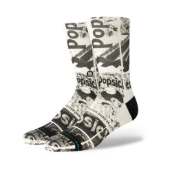 Stance Popsicle Crew Socks In Vintage White