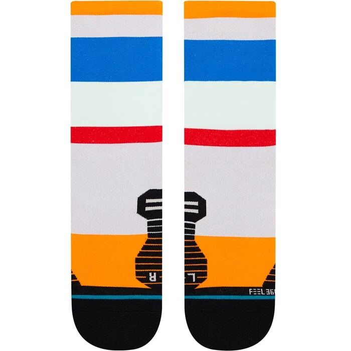 Stance Rate Crew Socks In Grey 4 Stance Rate Crew Socks In Grey - Image 2