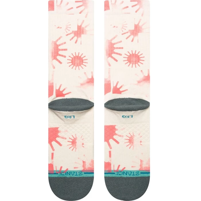Stance Raydiant Crew Socks In Coral 5 Stance Raydiant Crew Socks In Coral - Image 3