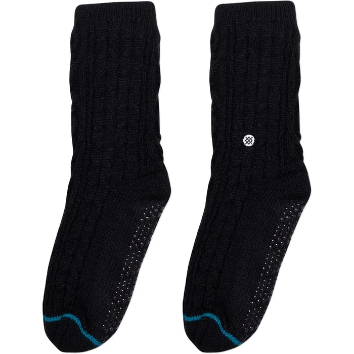 Stance Rowan Slipper Slipper Socks In Black 3 Stance Rowan Slipper Slipper Socks In Black