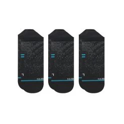 Stance Run UL Tab 3 Pack No Show Socks In Black