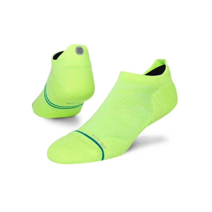 Stance Run UL Tab No Show Socks In Volt 3 Stance Run UL Tab No Show Socks In Volt