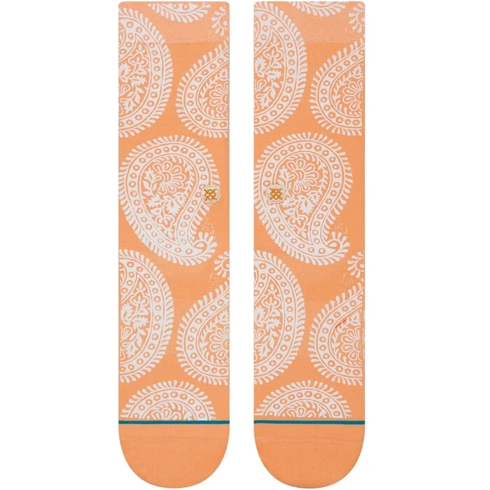 Stance Salton Crew Socks In Melon 4 Stance Salton Crew Socks In Melon - Image 2