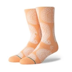 Stance Salton Crew Socks In Melon