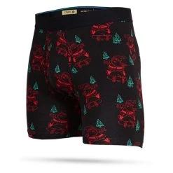 Stance Santa Rips Wholester Boxers In Black