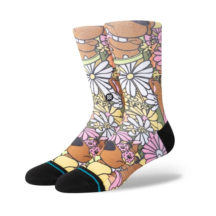 Stance Snakin Scoobs Scooby Doo Crew Socks In Multi 3 Stance Snakin Scoobs Scooby Doo Crew Socks In Multi