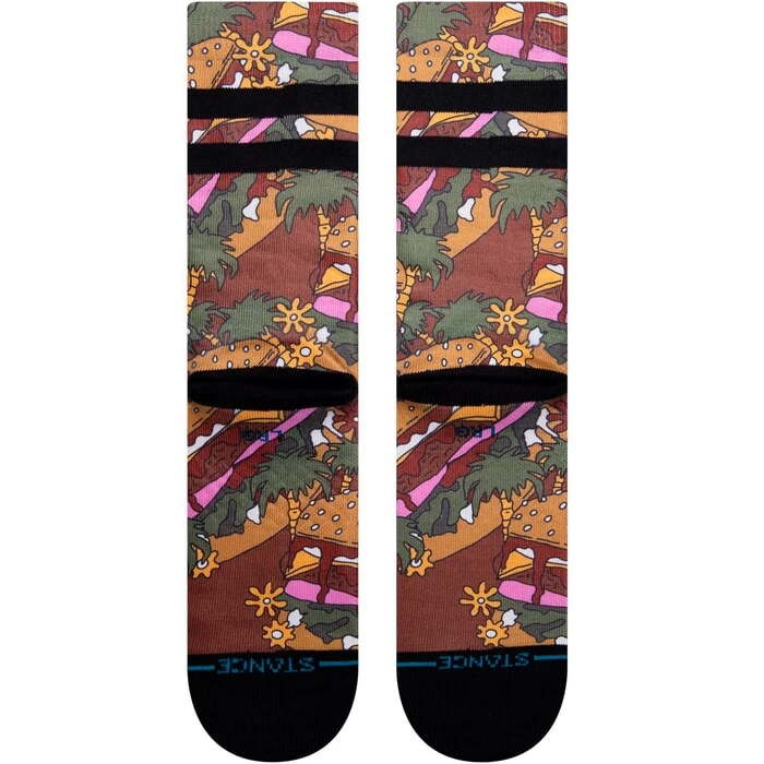 Stance Snakk Crew Socks In Black 5 Stance Snakk Crew Socks In Black - Image 3