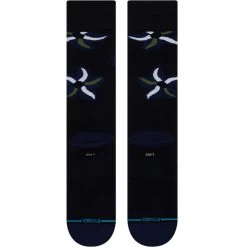 Stance Sonic Bloom Crew Socks In Black -Stance stance sonic bloom crew socks black a645a20son blk b2 lugcfujfiaiusecd