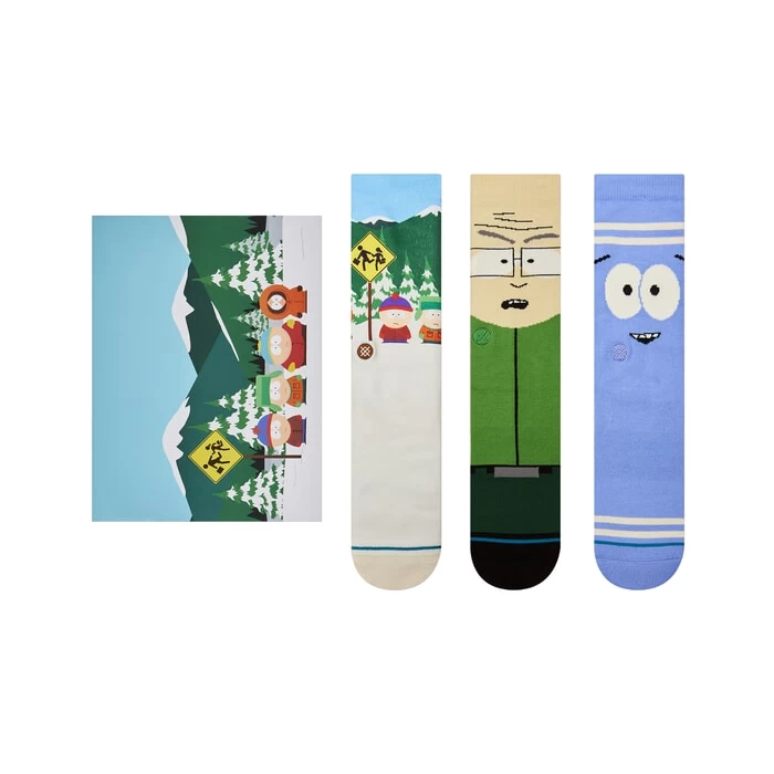Stance South Park Box Set South Park Crew Socks In Multi 3 Stance South Park Box Set South Park Crew Socks In Multi
