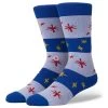 Stance Sparkle Crew Socks In Blue -Stance stance sparkle crew socks blue m545a18spa blu b suqpdszozbcm3ux3