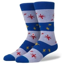 Stance Sparkle Crew Socks In Blue