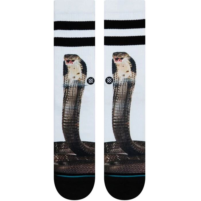 Stance Sssteven Crew Socks In White 4 Stance Sssteven Crew Socks In White - Image 2
