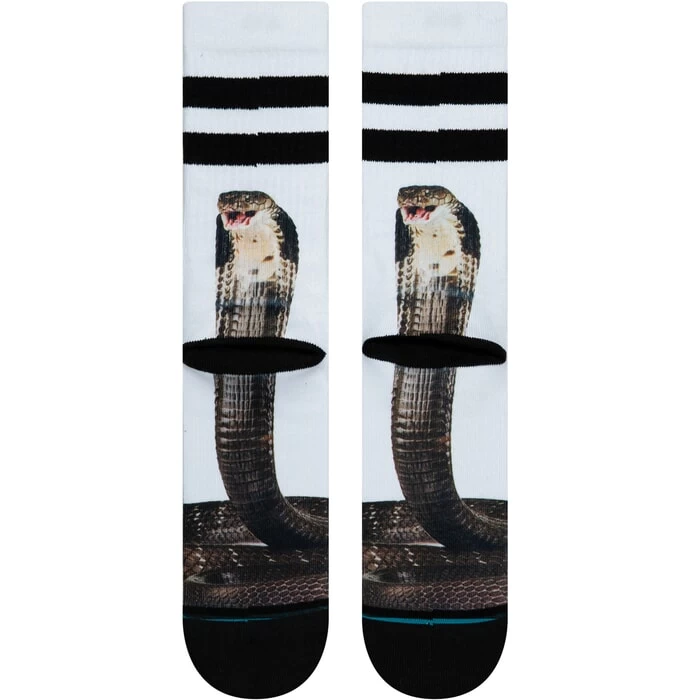 Stance Sssteven Crew Socks In White 5 Stance Sssteven Crew Socks In White - Image 3