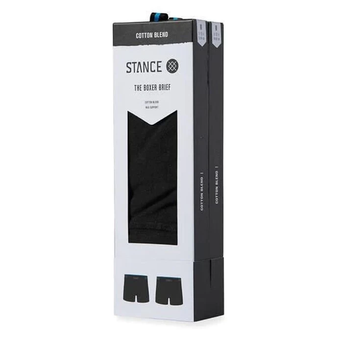 Stance Standard Boxer Brief 2 Pack Boxer Briefs In Black 4 Stance Standard Boxer Brief 2 Pack Boxer Briefs In Black - Image 2