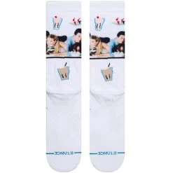 Stance The One With The Diner Friends Crew Socks In White 7 Stance The One With The Diner Friends Crew Socks In White -Stance stance the one with the diner crew socks white a558d20tdn wht b2 eo8kyayyacp0ru7z