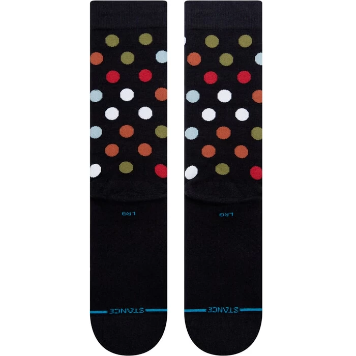 Stance Trance Crew Socks In Black 5 Stance Trance Crew Socks In Black - Image 3