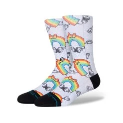 Stance Vibeon Crew Socks In Rainbow