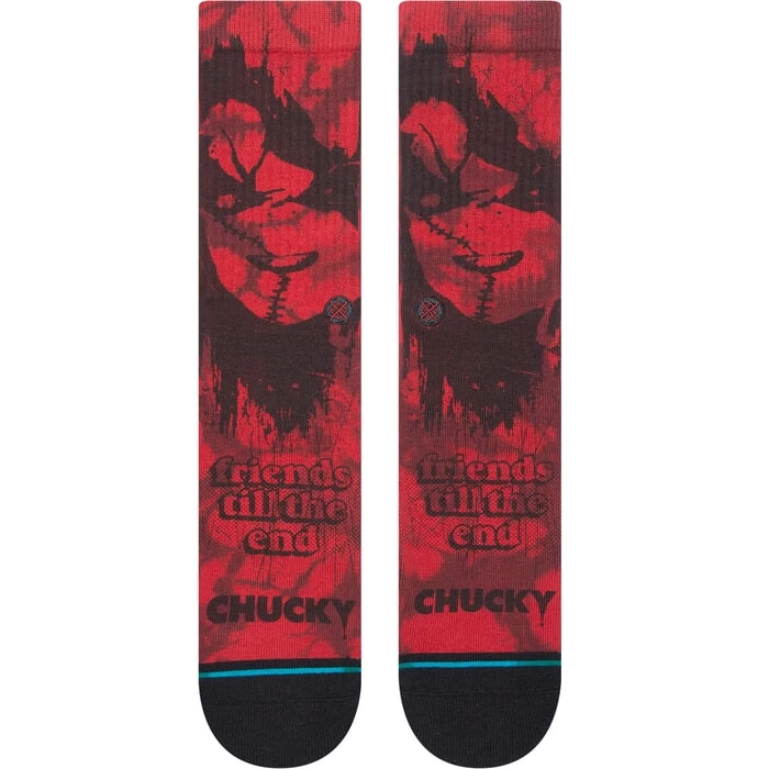 Stance Wanna Play Chucky Crew Socks In Black 4 Stance Wanna Play Chucky Crew Socks In Black - Image 2