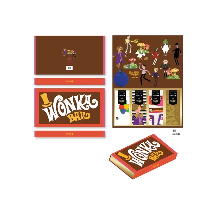 Stance Willy Wonka Box Set Willy Wonka Crew Socks In Multi 7 Stance Willy Wonka Box Set Willy Wonka Crew Socks In Multi - Image 5