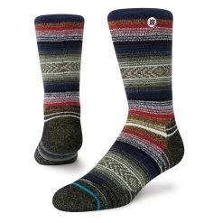 Stance Windy Peaks Hike Crew Socks In Black