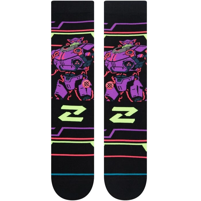 Stance Zurg Toy Story Pixar Crew Socks In Black 4 Stance Zurg Toy Story Pixar Crew Socks In Black - Image 2