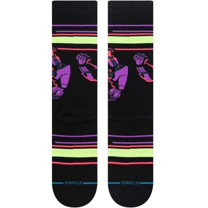 Stance Zurg Toy Story Pixar Crew Socks In Black 5 Stance Zurg Toy Story Pixar Crew Socks In Black - Image 3