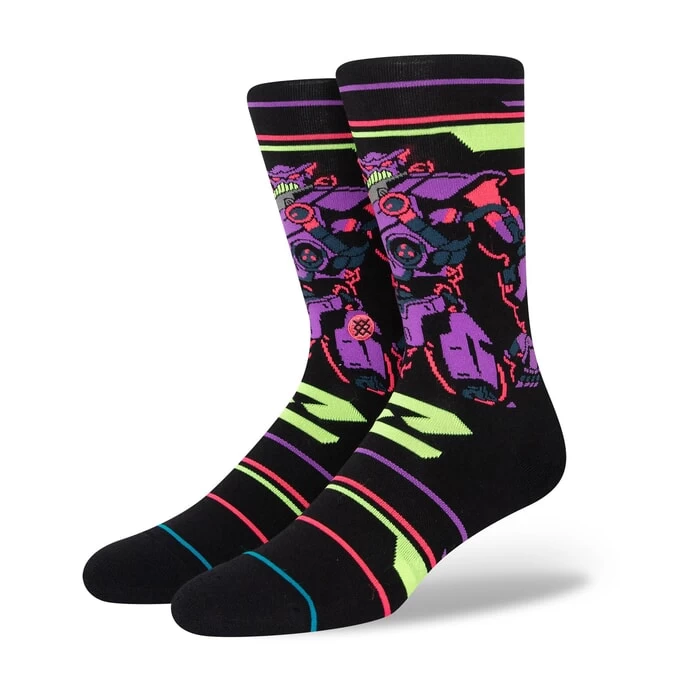 Stance Zurg Toy Story Pixar Crew Socks In Black 3 Stance Zurg Toy Story Pixar Crew Socks In Black